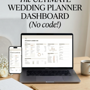 Wedding Planner Dashboard + Guide